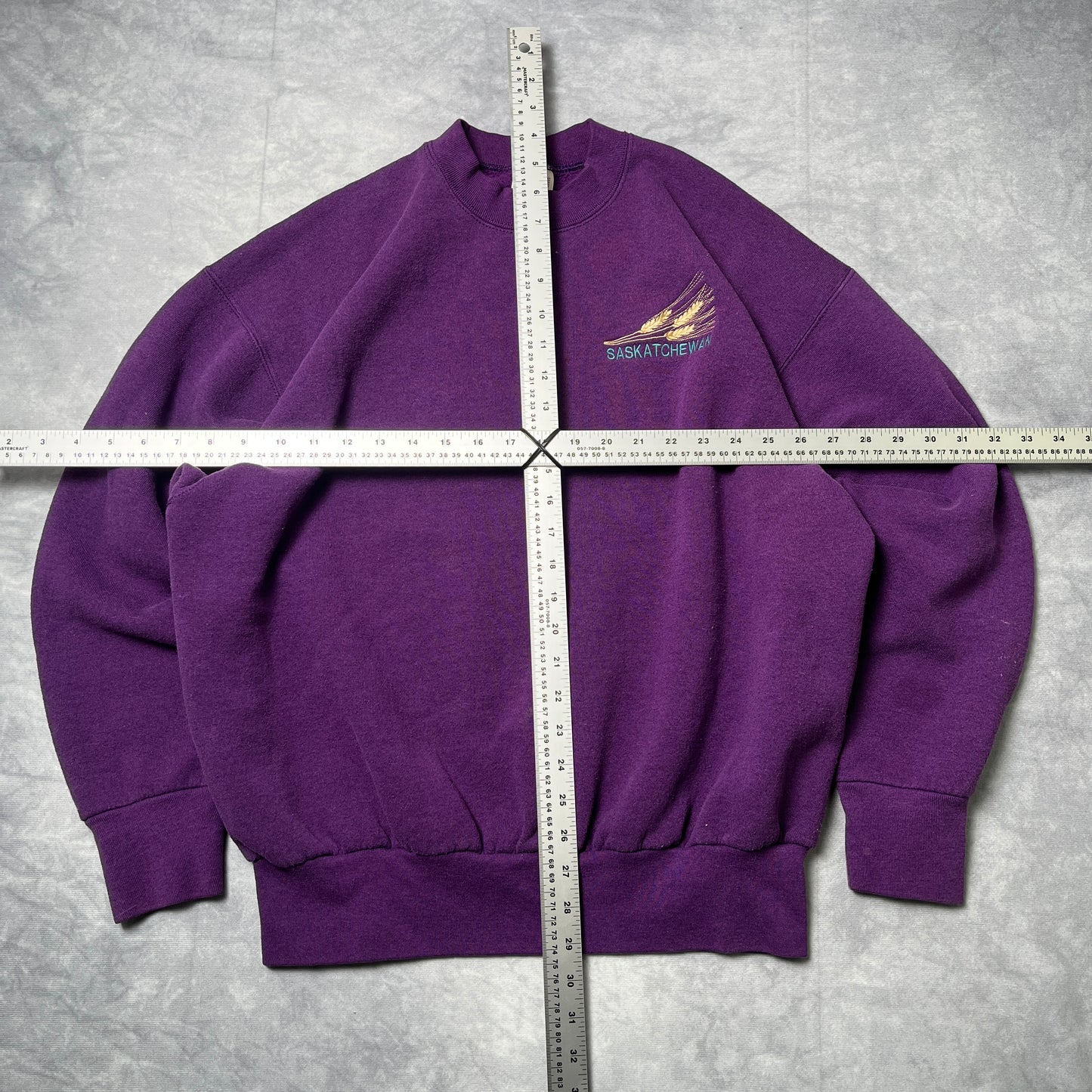 Saskatchewan Purple Sweater -XL