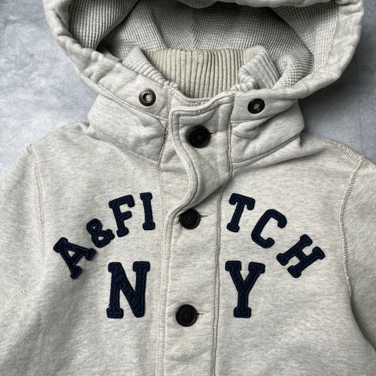 Abercrombie & Fitch Button Up Hoodie - Medium