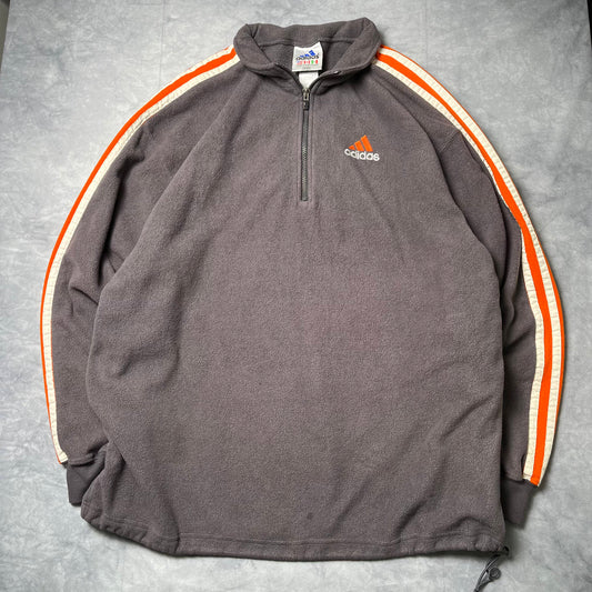 Adidas Grey Quarter Zip - XL