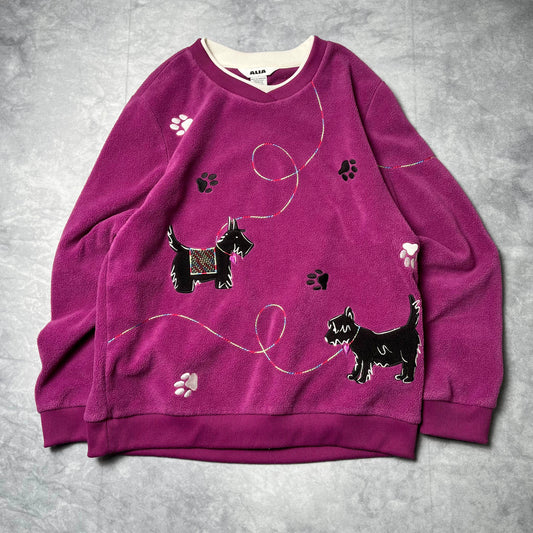 ALIA Fleece Sweatshirt- S