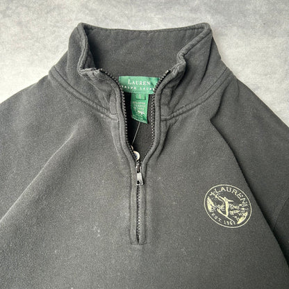 Vintage POLO Ralph Lauren Quarterzip Sweater - Small