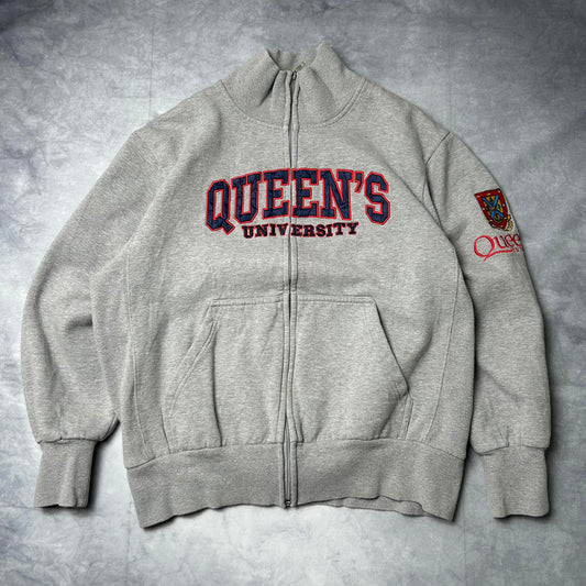 Vintage Queen’s University Zip up Jacket - Medium
