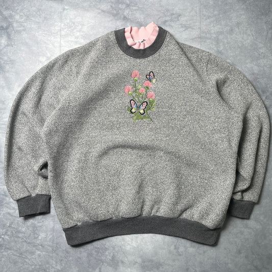 Bon Worth Flower Knit - L