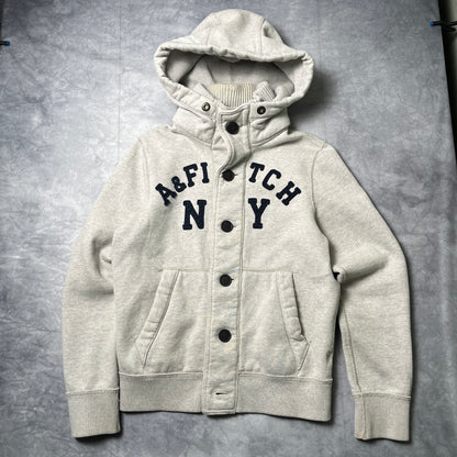 Abercrombie & Fitch Button Up Hoodie - Medium