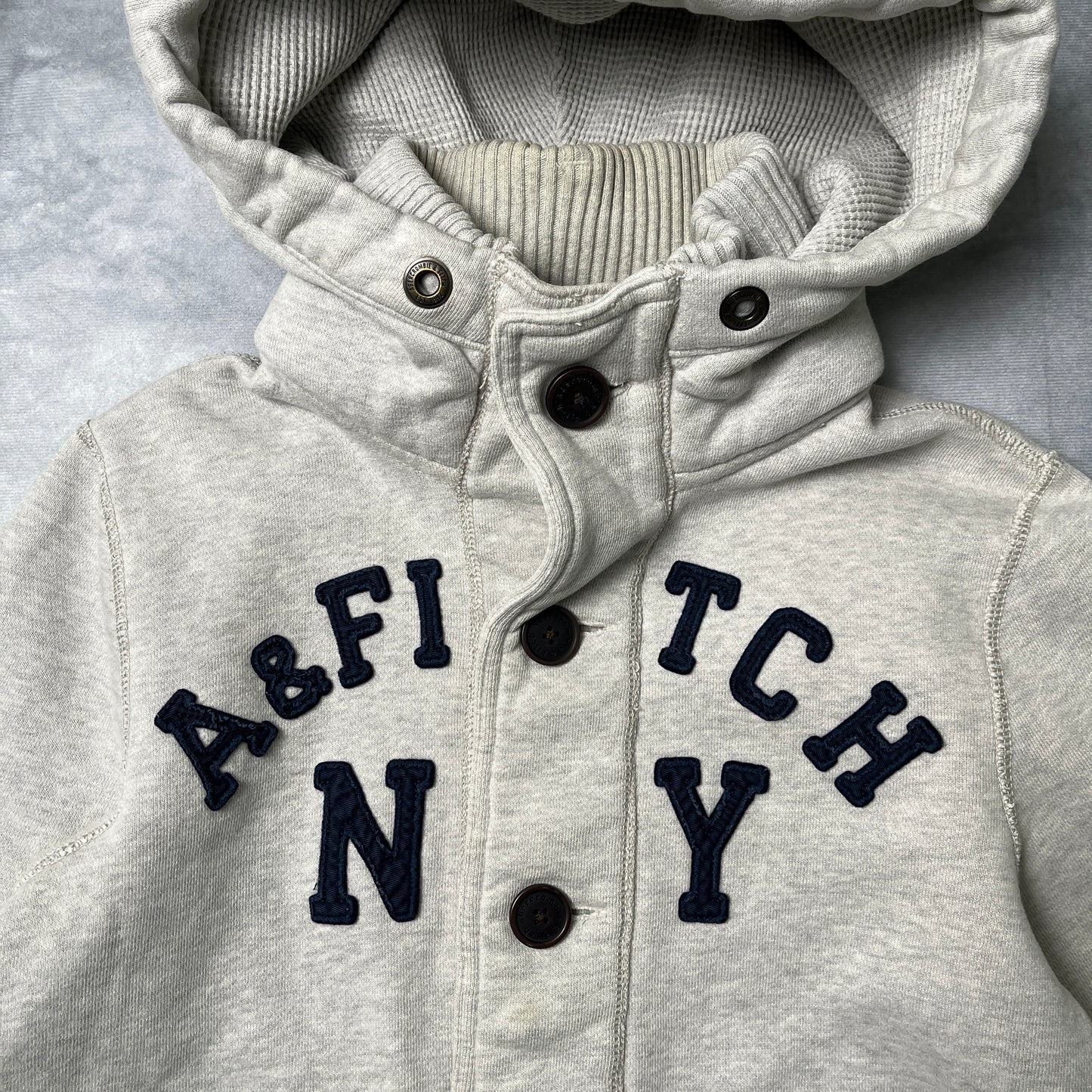 Abercrombie & Fitch Button Up Hoodie - Medium