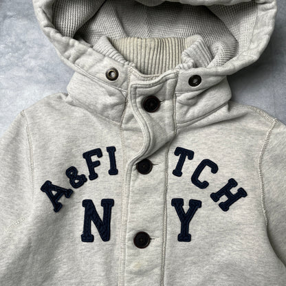 Abercrombie & Fitch Button Up Hoodie - Medium
