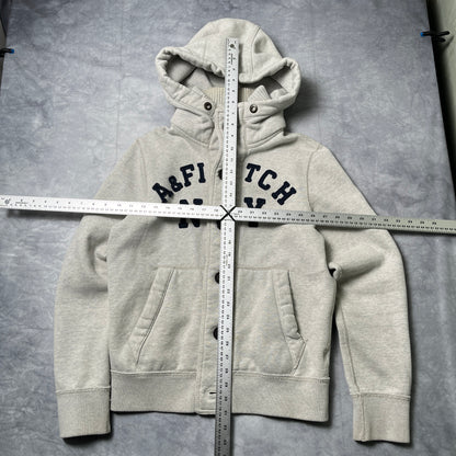 Abercrombie & Fitch Button Up Hoodie - Medium